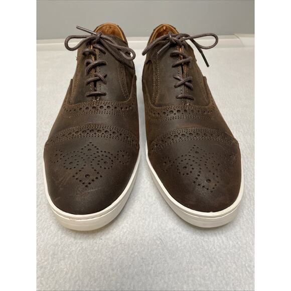 Allen Edmonds Strand Oxford Men\'s 9.5EEE Dress Sneakers Walnut Brown 5128 main image 4